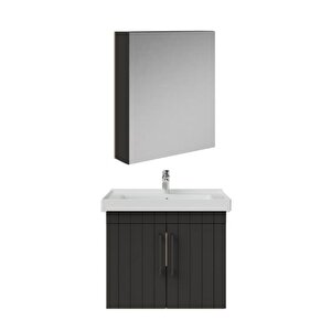 D20.ld.065.kpk.clk 65 Cm Banyo Dolabı Ve Aynalı Dolaplı Takım Antrasit