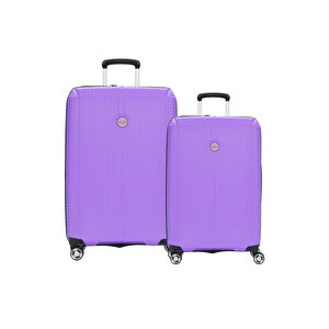 2'li Valiz Seti Büyük Boy - Orta Boy Lila 04pc6500