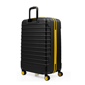 3'lü Valiz Seti Büyük Boy - Orta Boy - Kabin Boy Siyah 1168