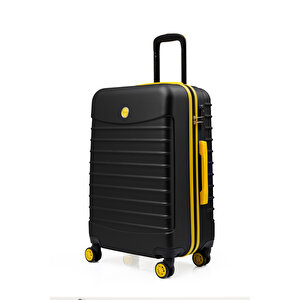 3'lü Valiz Seti Büyük Boy - Orta Boy - Kabin Boy Siyah 1168