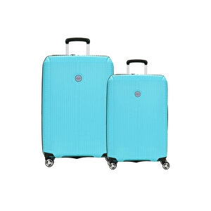 2'li Valiz Seti Büyük Boy - Orta Boy Aqua 04pc6500