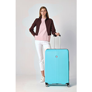 Pierre Cardin 3'lü Valiz Seti Aqua 04pc6500