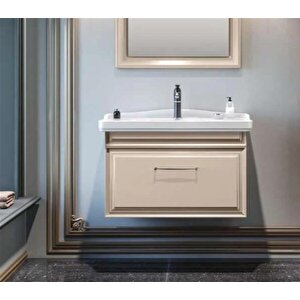 Design 100 Cm Cappucino Banyo Dolabı Alt Modül Ve Lavabo