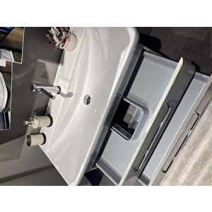 Rose 95 Cm Kaşmir Banyo Dolabı Alt Modül Ve Lavabo
