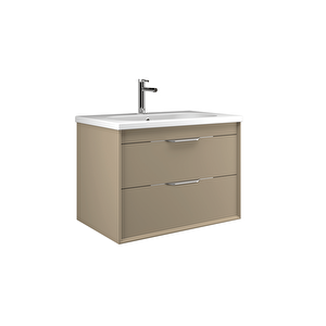 Clay 80 Cm Sahra Banyo Dolabı Alt Modül Ve Lavabo