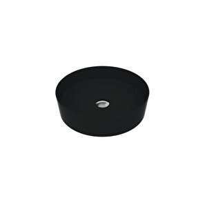 Lp145-00kk Loop Yuvarlak Çanak Lavabo 45 Cm Kömür Karası