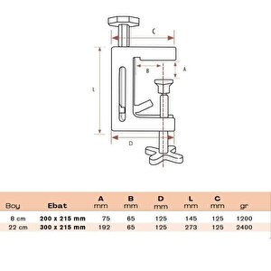 Özel Mermerci İşkencesi 8 Cm
