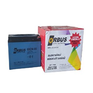 12v 80 Amper Jel Elektri̇kli̇ Bi̇si̇klet (e-bike) Aküsü Ebatlar : 223x121x174 (2025 Üretim)