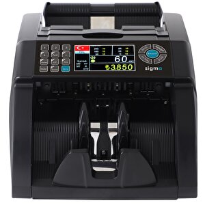 Sc8520 Karışık Para Sayma Makinesi, Tl Ve Euro Karışık Sayım - Dolar Adet Sayım Müşteri Ekranı