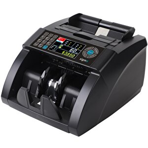 Sc8520 Karışık Para Sayma Makinesi, Tl Ve Euro Karışık Sayım - Dolar Adet Sayım Müşteri Ekranı