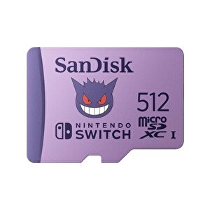 Nintendo Switch Pokémon 512gb 100mb/s Microsdxc Lisanslı Hafıza Kartı Sdsqxao-512g-gn6zk