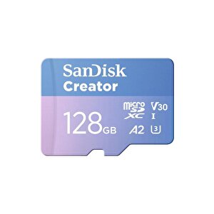 Creator 128gb 190/90mb/s Microsdxc Uhs-i A2 V30 Adaptörlü Hafıza Kartı Sdsqxaa-128g-in6ms