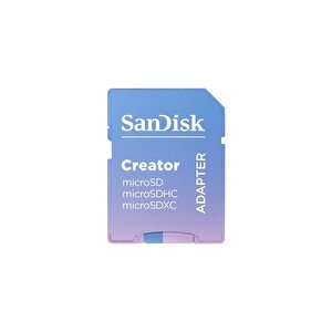 Sandisk Creator 128gb 190/90mb/s Microsdxc Uhs-i A2 V30 Adaptörlü Hafıza Kartı Sdsqxaa-128g-in6ms