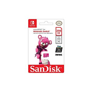 Nintendo Switch 256gb 100mb/s Microsdxc Fortnite Hafıza Kartı Sdsqxao-256g-gn6zg