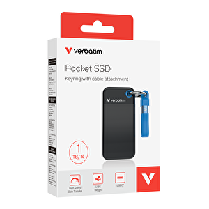 Verbatim 32191 Pocket 1tb Taşınabilir Ssd Usb 3.2 Mavi - 1000mb/1000mb