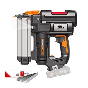 Wx842.9 20volt 15-50mm Profesyonel Şarjlı Çivi Çakma Makinesi + 2700 Adet Yedek Çivi (akü Dahil Değildir)