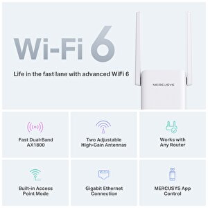 Mercusys Me70x Ax1800 Wifi Range Extender