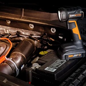 Worx Wx025.9 20volt 160/350 Lümen Profesyonel Çok Fonksiyonlu Led Fener (akü Dahil Değildir)