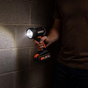 Worx Wx025.9 20volt 160/350 Lümen Profesyonel Çok Fonksiyonlu Led Fener (akü Dahil Değildir)