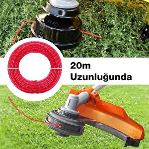 Worx Wa0209 Wg185e/wg186e İçin 2.4mm 20 Metre (5x 4m) Pro-grade Spiral Burgulu Yedek Misina