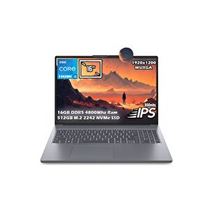 Ideapad Slim 3 16irh10 Intel Core I5-13420h 16gb 512 Gb Ssd 16" Wuxga Ips Panel Laptop 83k2001ftr