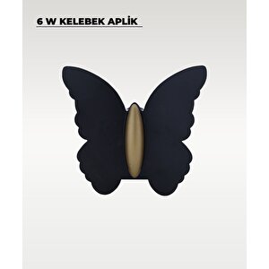 6w. Kelebek Aplik Çift Yönlü 3200k Sarı Işık