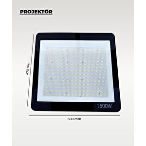1500w Led Projektör 6500k Beyaz Işık