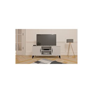 Vermo Tv Sehpası Tv Ünitesi Televizyon Sehpası Beyaz