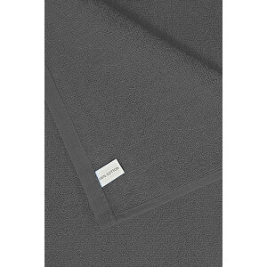 2 Li Lüks El Yüz Havlu Seti 50x90 Cm %100 Pamuklu Gramajlı Bejra Gri
