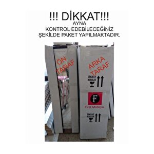 Number One - Kilitli - Demonte - Aynalı Hediyelik Çok Amaçlı Takı Dolabı - Beyaz