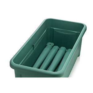 Omnipazar So-abs3 Fanuslu Ayaklı Bahçe Yetiştirme Saksı Seti 60 Litre No 3