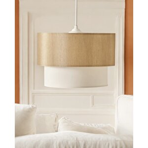 Modern Sarkıt Avize Mon Sir Sarkıt Avize Desert Beige Ve Ekru Şık Görsellik Katar