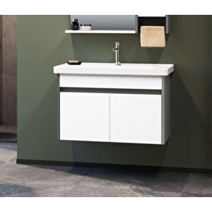 Aydos 85 Cm Banyo Dolabı Alt Modül Ve Lavabo