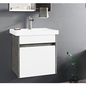 Aydos 55 Cm Banyo Dolabı Alt Modül Ve Lavabo