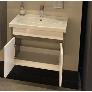 Aydos 55 Cm Banyo Dolabı Alt Modül Ve Lavabo
