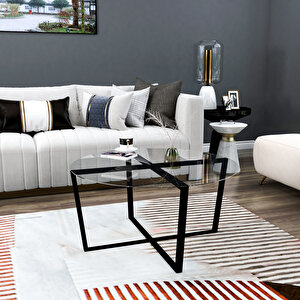 Arnetti Serenity Yuvarlak Cam Modern Lüx Orta Sehpa