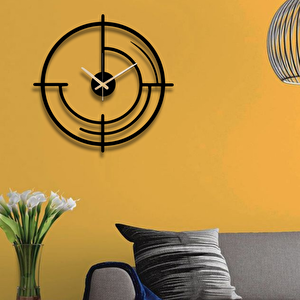 Cosmi̇c Ci̇rcle Mi̇ni̇mali̇st Metal Duvar Saati̇