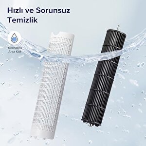 Vantilatör, 28db Sessiz Kule Tipi, Güçlü 7m/s, 7m Atım Mesafesi, 5 Hız Seviyesi, 4 Mod, 12 Saat Zamanlayıcı, 90 Derece Salınımlı Fan, 92 Cm, Yatak Odası Için Soğutma, Uzaktan Kumandalı
