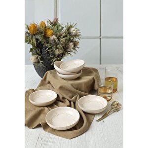 Taupe Bloom Halka Çerezlik / Sosluk 13 Cm 6 Adet 22528