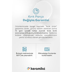 Shizen Mavi / Krem Formart Kahve Takımı 8 Parça 4 Kişilik Q39-q44