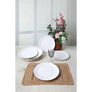 Beyaz Ege Servis Tabağı 26 Cm 6 Adet 006