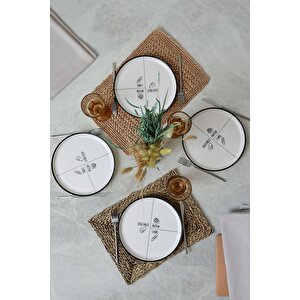 Savory Hitit Servis Tabağı 25 Cm 4 Adet 23039