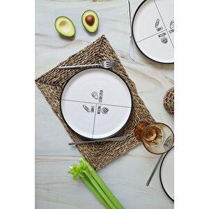 Savory Hitit Servis Tabağı 25 Cm 4 Adet 23039