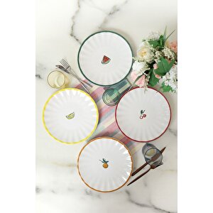 Fruit Feast Sirius Servis Tabağı 27 Cm 4 Adet 23108-09-10-11