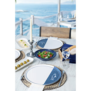 Bodrum Serisi Nordıc Servis Tabağı 28 Cm 6 Adet 22914-17