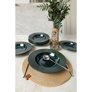 Zümrüt Myra Yemek Tabağı 24 Cm 6 Adet