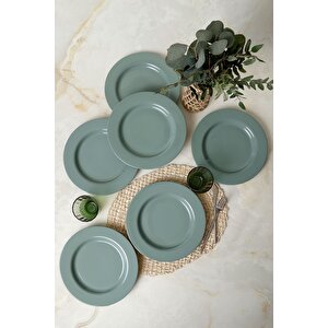 Yeşil Assos Servis Tabağı 28 Cm 6 Adet 326
