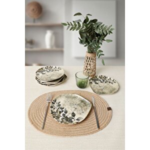 Forest Rustle Serenity Pasta Tabağı 22 Cm 6 Adet 23008