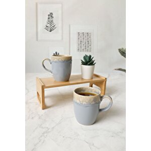 Shizen Gri Bulut Kupa 9 Cm 2 Adet 613