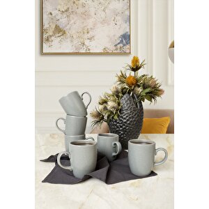 Mat Gri Bulut Kupa 9 Cm 6 Adet 643